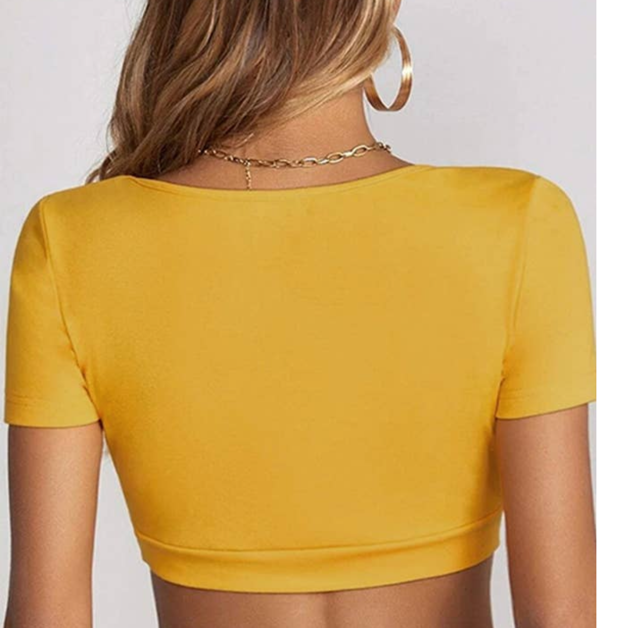 Sweet Like Sunshine - Yellow Crop Top