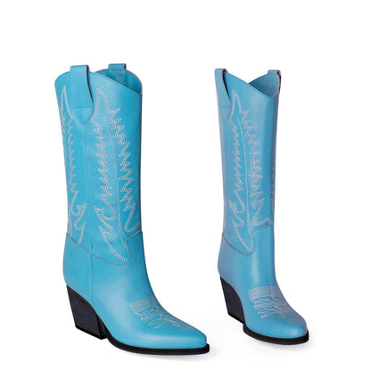 Try Me - Turquoise Cowgirl Boots