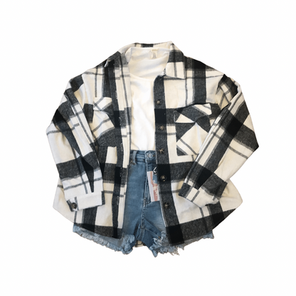 Effortless Ease Plaid Print Flannel