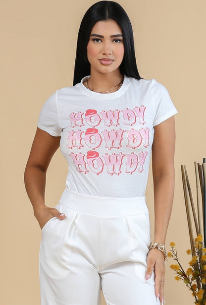 Western Royalty - Howdy Howdy Howdy Graphic Tee