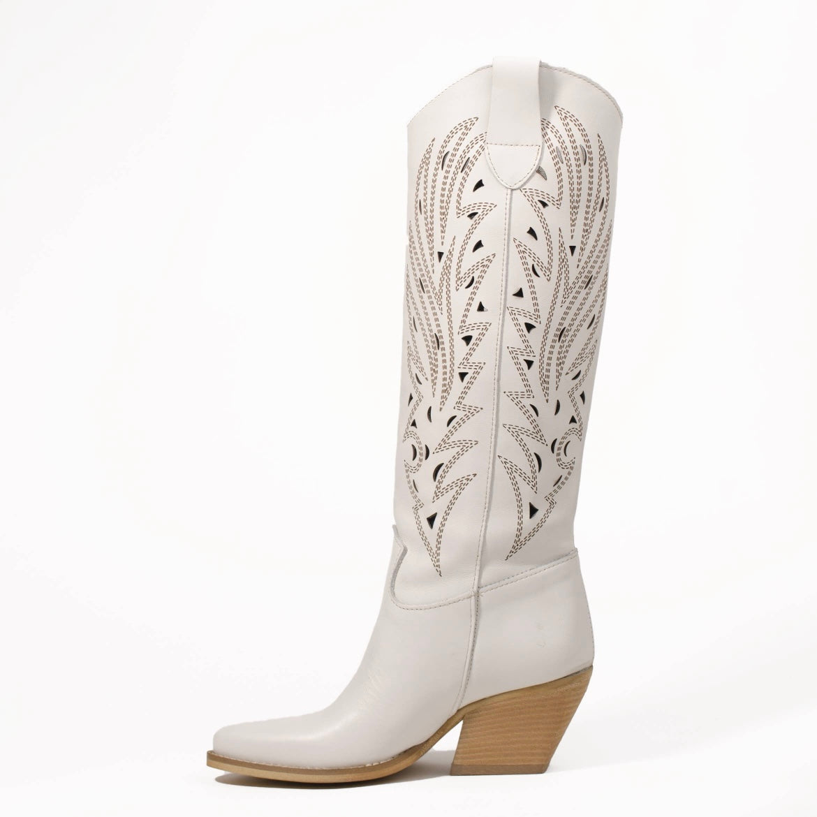 Tall White Cowgirl Boots